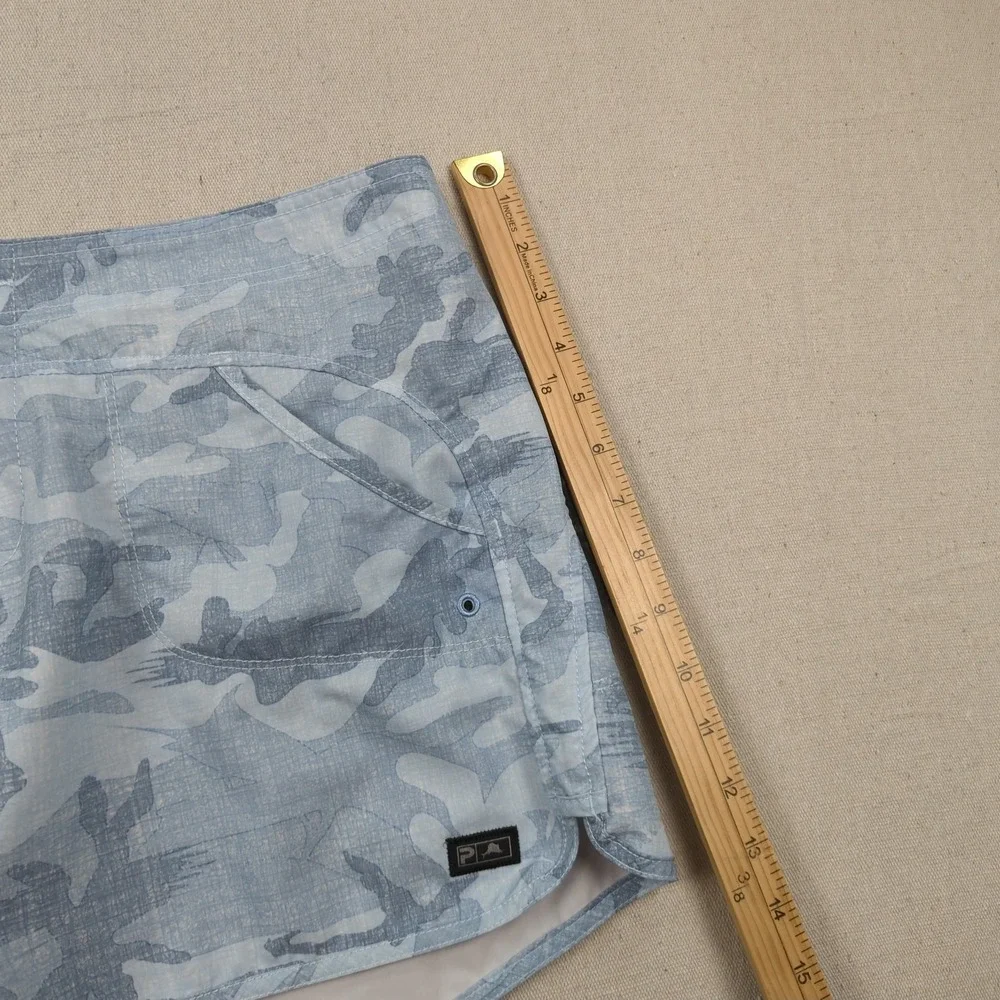 Pelagic‎ Shorts Womens 12 Blue Fishing Camo Board Short Outdoor Beach